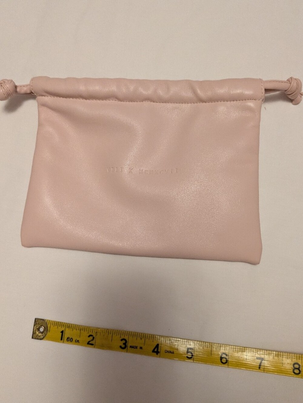 Kylie Cosmetics Pale Pink Drawstring Cosmetic Pouch